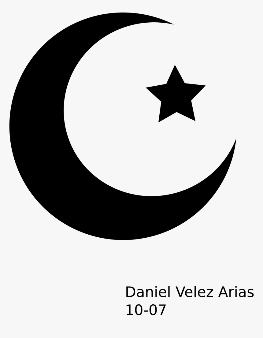Star And Crescent Clip Arts - Star And Crescent Png, Transparent Png