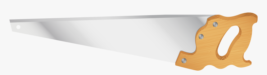 Hand Saw Png Clip Art - Wood, Transparent Png
