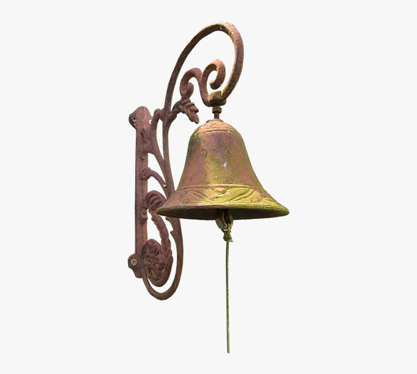 Bell, Old, Metal, Antique, Ring, Ornament, Bimmeln - Metal En La Antiguedad, HD Png Download