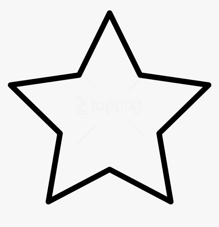 Free Png Download Black Star Clipart Png Photo Png - Star Shape, Transparent Png