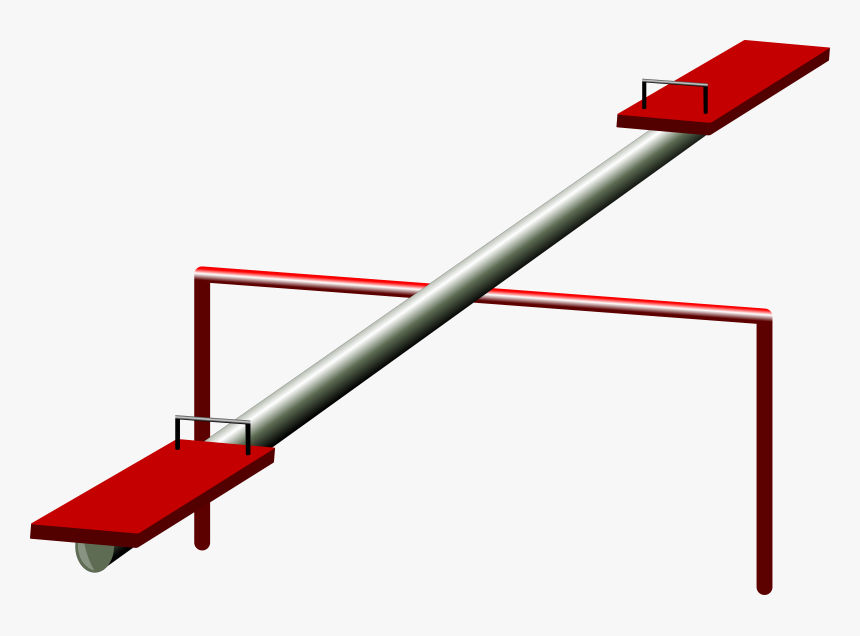 See-saw Clip Arts - Maquina Simple Con Palanca, HD Png Download