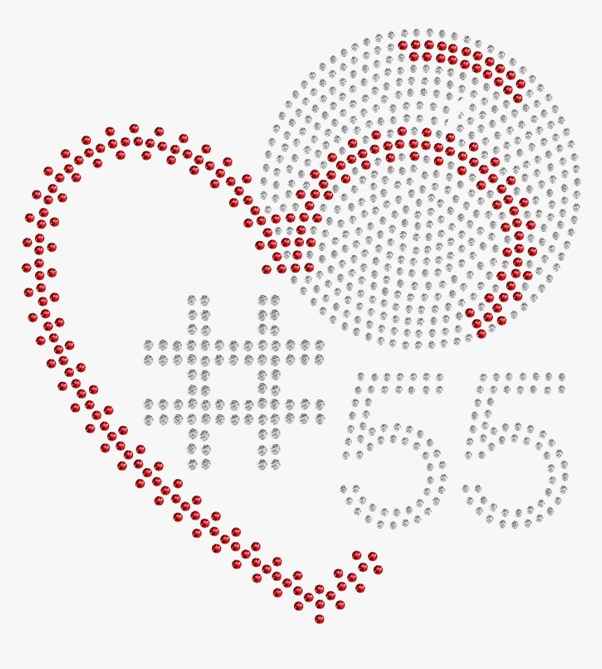 #baseball #sports #collegesports #college #heart #baseballheart - Circle, HD Png Download