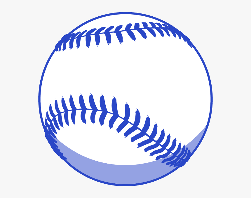 Transparent Baseball Ball Stitch Clipart Baseball With Blue Stitching