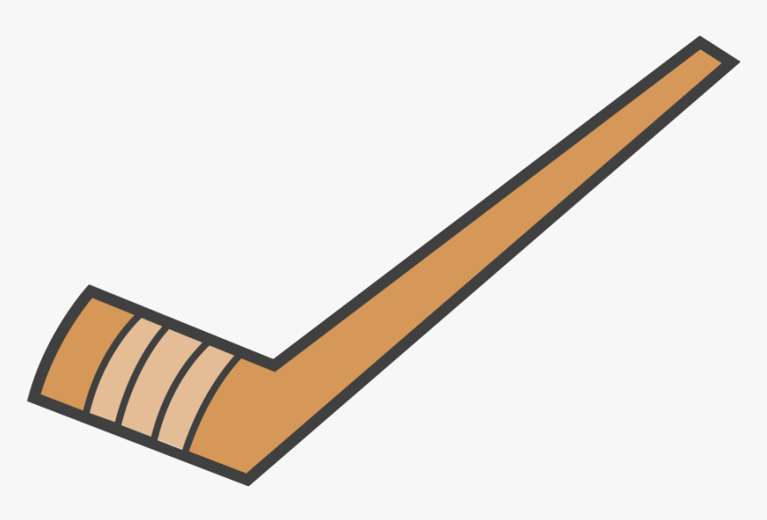 Baseball Bat Line Art - Ice Hockey Stick Clipart, HD Png Download