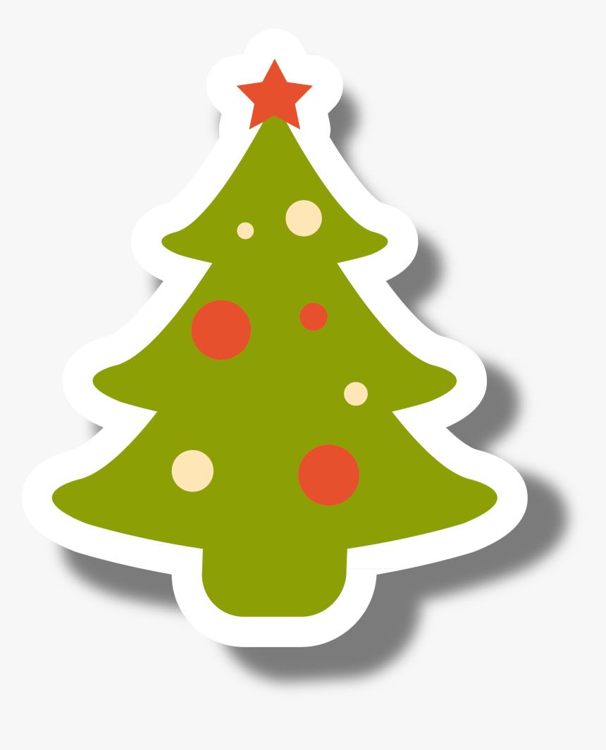 Christmas Tree Clip Art - Christmas Tree Vector Png, Transparent Png