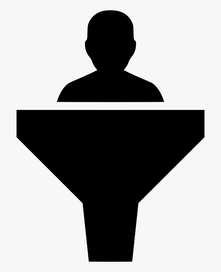 Sales Funnel - Silhouette, HD Png Download