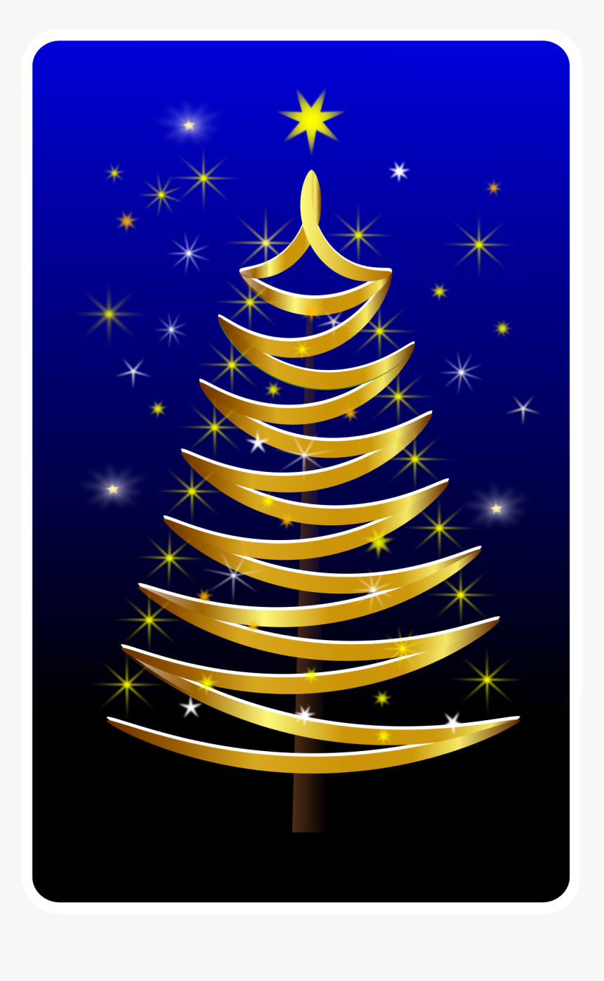 Stylised Christmas Tree, HD Png Download