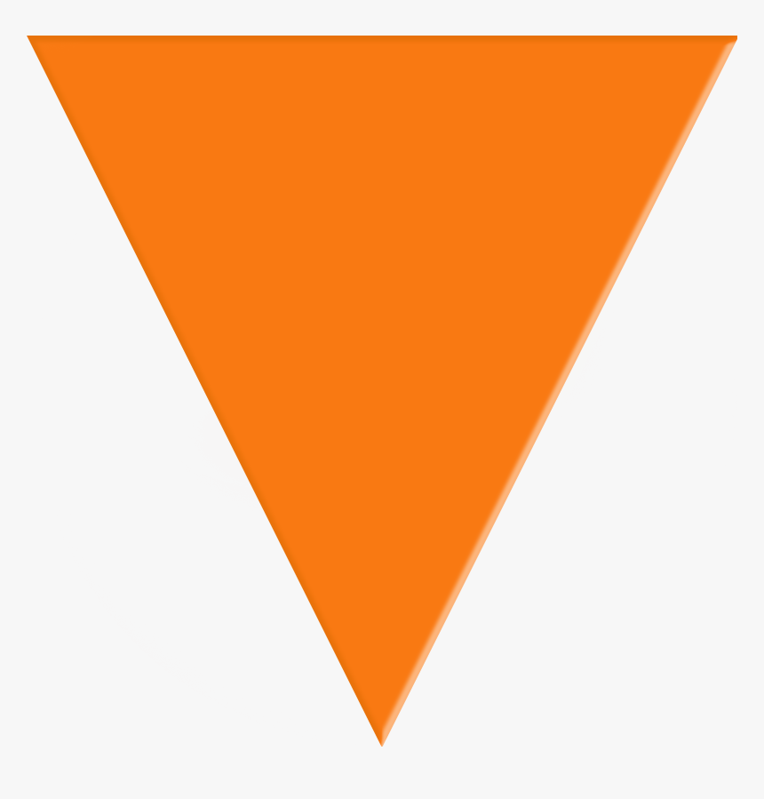 Our Process York Angel Investors Application Funnel - Orange Triangle Transparent Background, HD Png Download