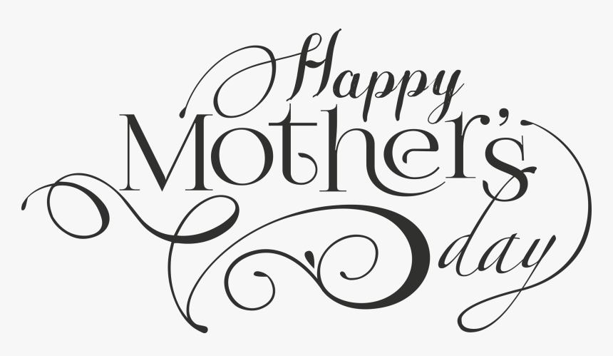 Mother S Day Words Free Clipart - Calligraphy, HD Png Download