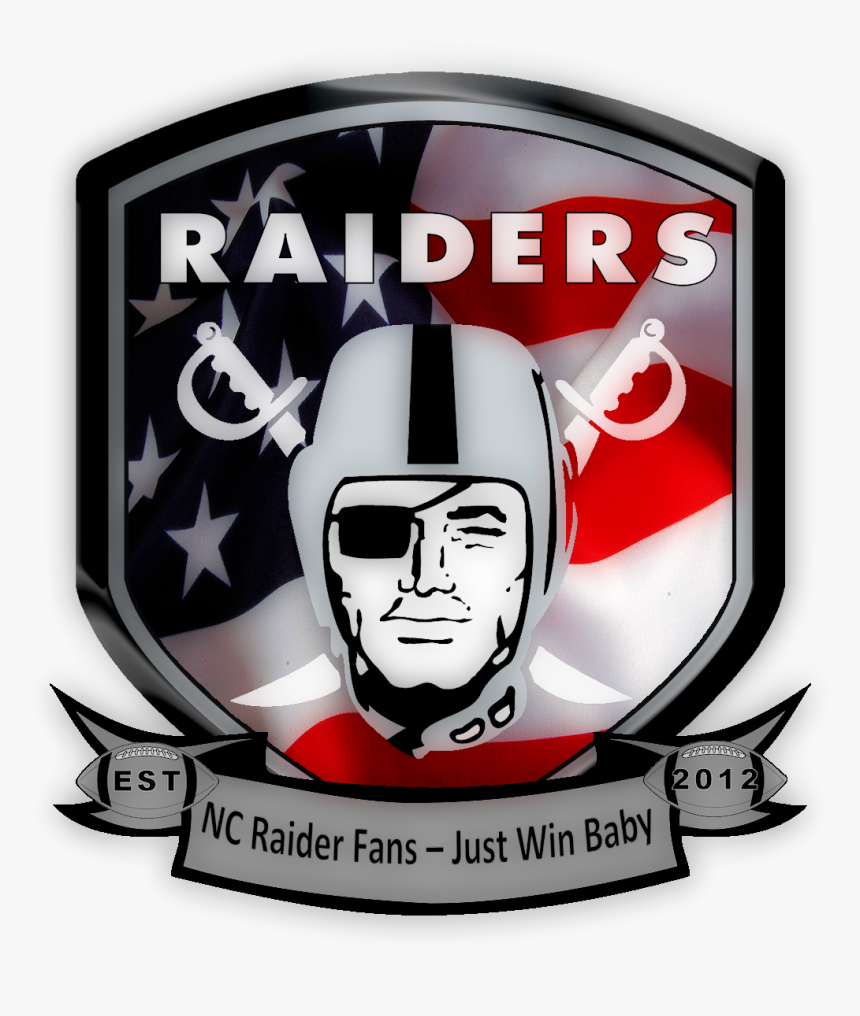 Nc Raider Fans Logo Oakland Raiders Logo, Raiders Fans, - Oakland Raiders Logo, HD Png Download