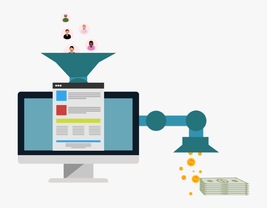 Conversion Funnel Marketing - Conversion Website, HD Png Download