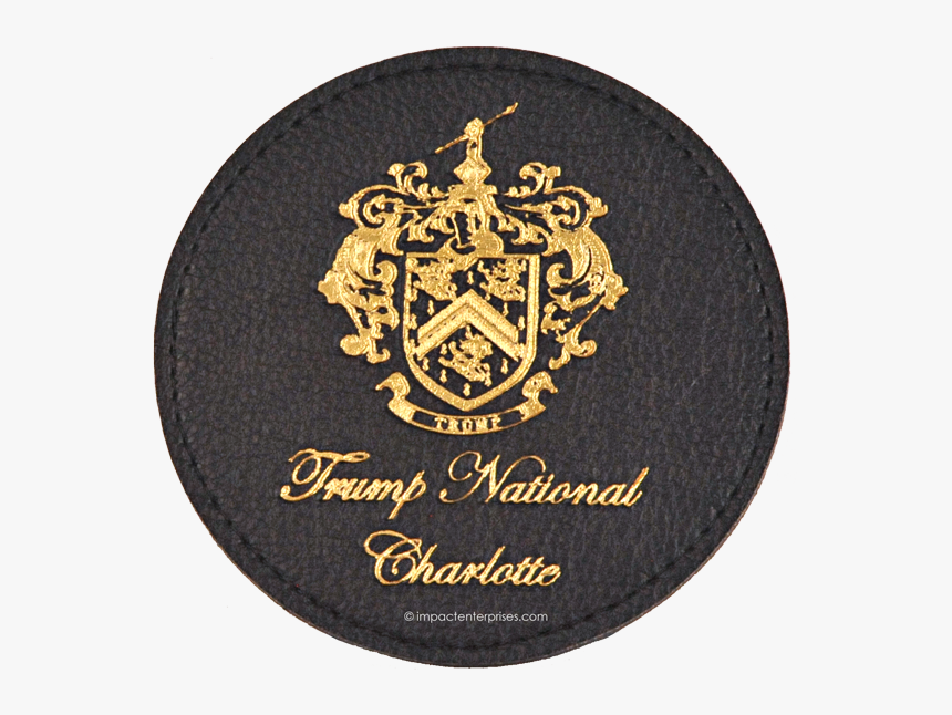 Trump National Charlotte - Gold Foil Coasters, HD Png Download