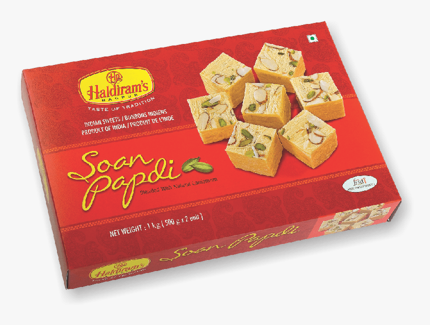 Haldiram Soan Papdi 1kg , Png Download - 1kg Haldiram Soan Papdi Price, Transparent Png