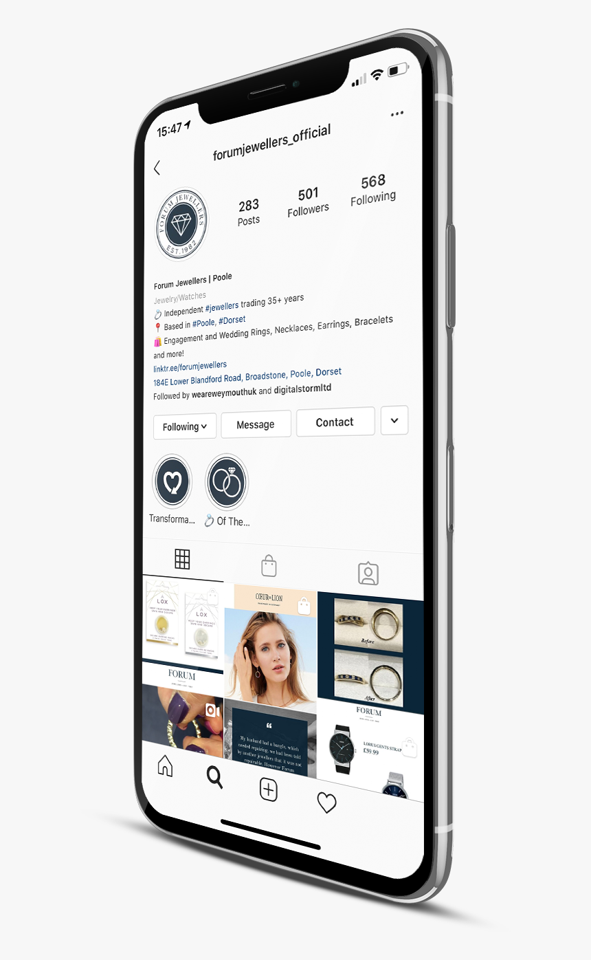Forum Jewellers Instagram - Iphone, HD Png Download