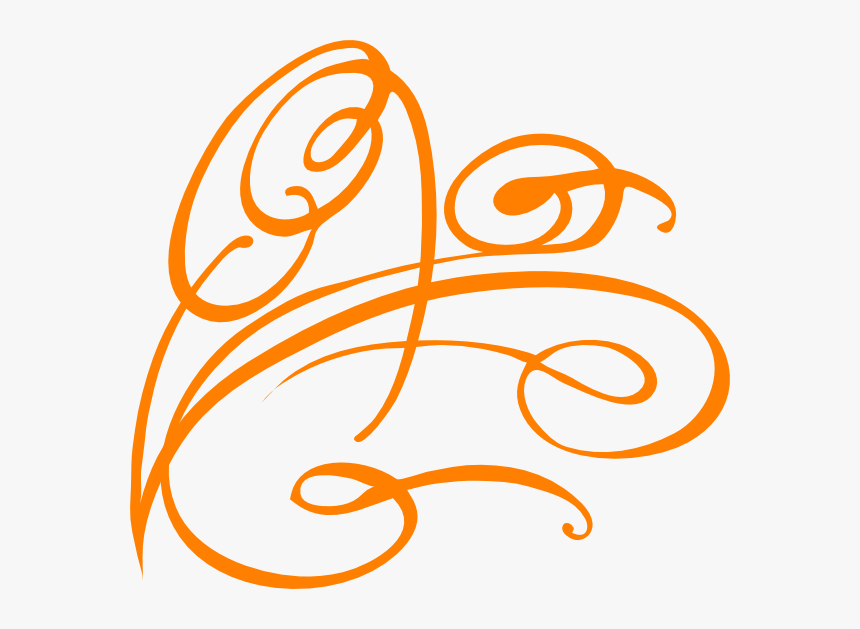 Transparent Gold Decorative Lines Png - Swirl Clip Art, Png Download