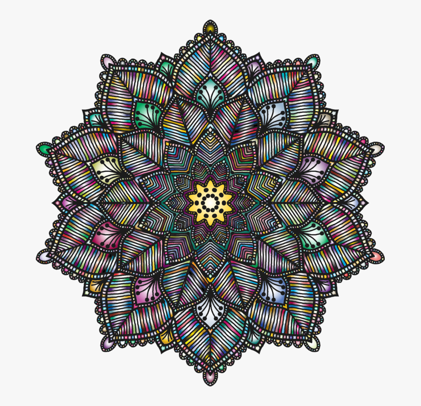 Plant,flower,art - Mandala Artwork, HD Png Download