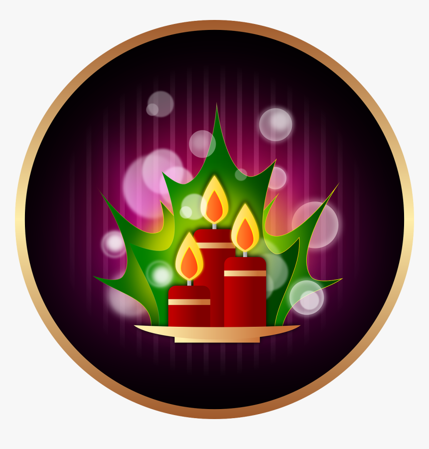 Candles Christmas Flame Free Picture - Christmas Day, HD Png Download