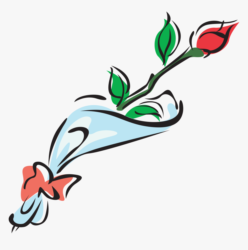 Kras Roza177 - Bouquet Of Flowers Clip Art, HD Png Download