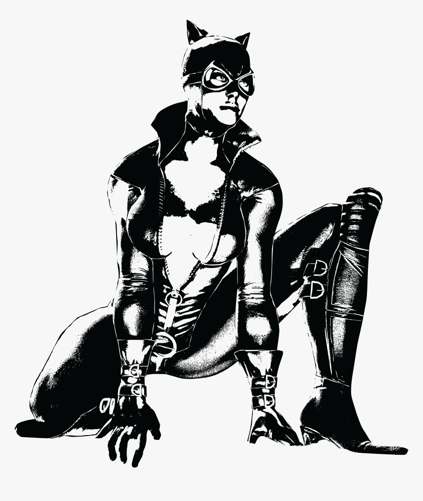 Download Free Clipart Jpg Png Eps Ai Svg Cdr Catwoman Clipart Black And White Transparent Png Transparent Png Image Pngitem PSD Mockup Templates