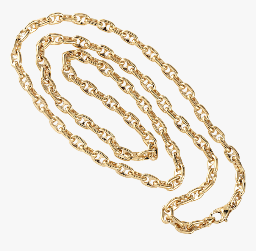 14k Fancy Link Chain 
 Class - Chain, HD Png Download
