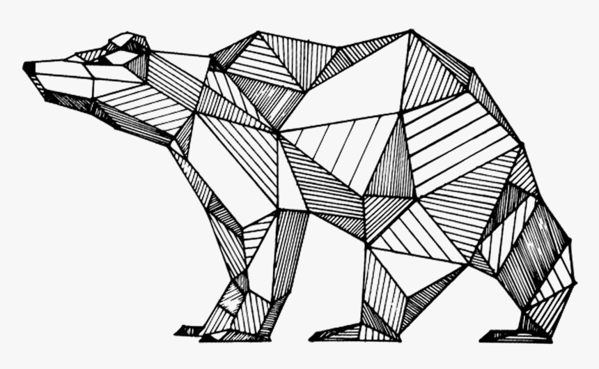 Ram Animal Png - Animal Geometric Line Art, Transparent Png