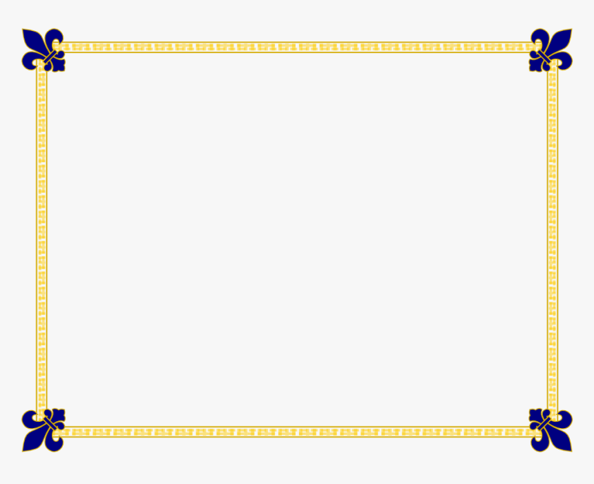Best Dressed Borders Templates Border Template For - Symmetry, HD Png Download