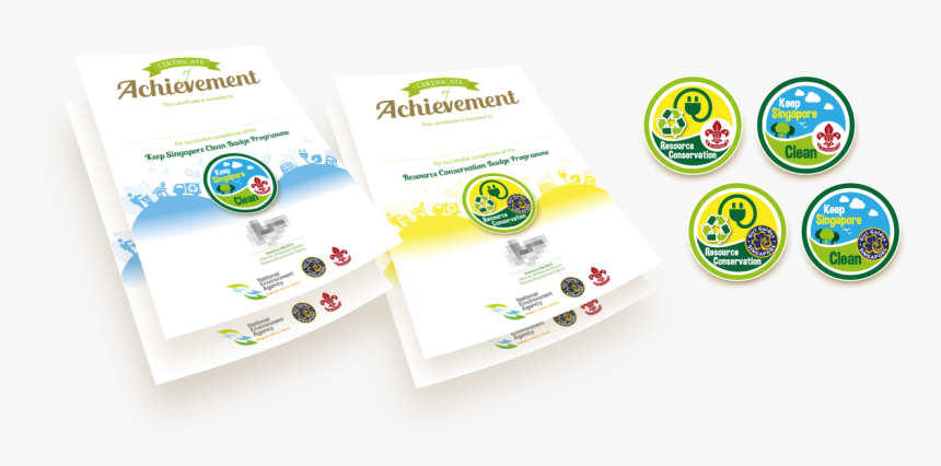 Series Certificate Designs National Environment Agency - Flyer, HD Png Download