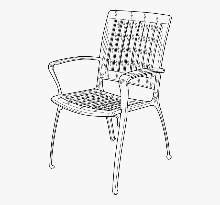 Chair, Garden Chair, Plastic Chair, Wood Chair - Chair Clip Art, HD Png Download