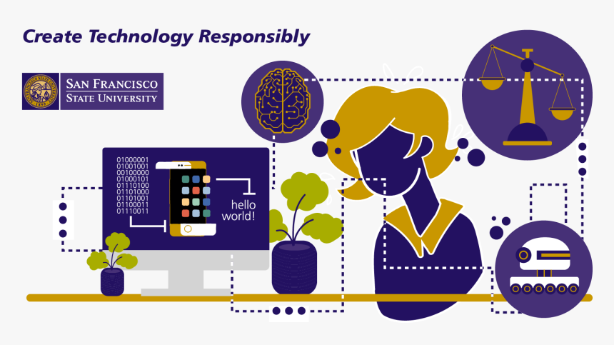 Ai Ethics Creating Technology Responsibly - Graphic Design, HD Png Download