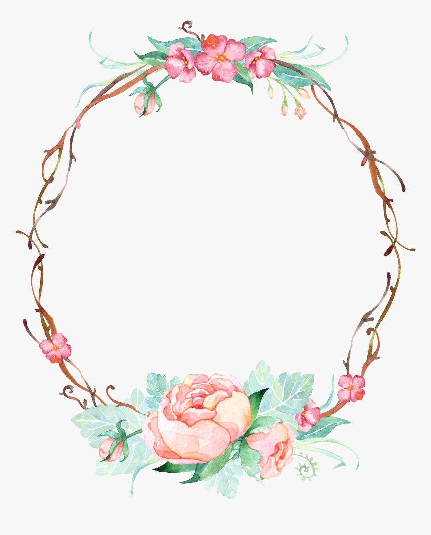 Peach Roses Flower Border Png, Transparent Png , Transparent Png Image