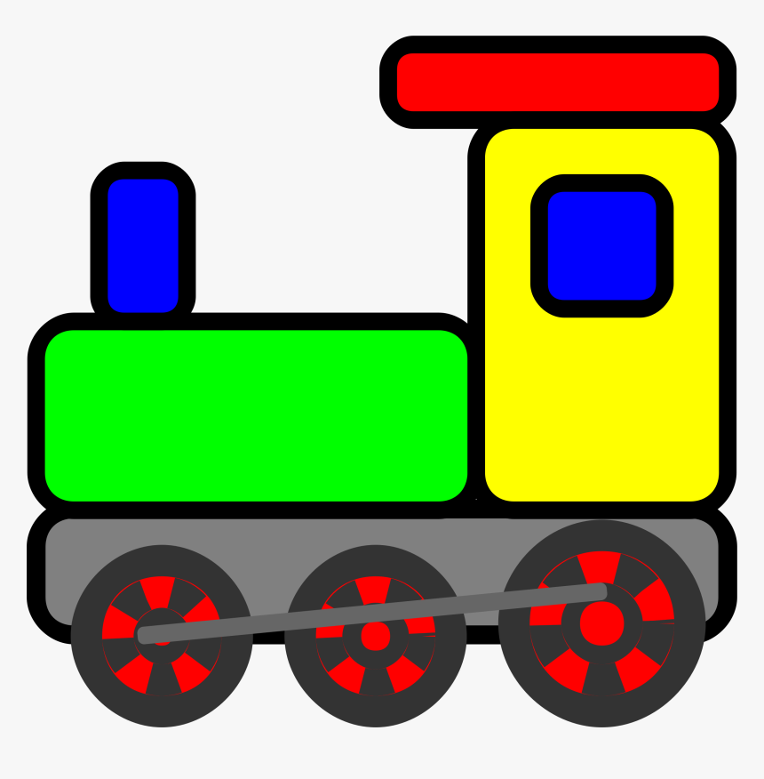 Scripted Toy Train Clip Arts - Free Clip Art Toy Train, HD Png Download
