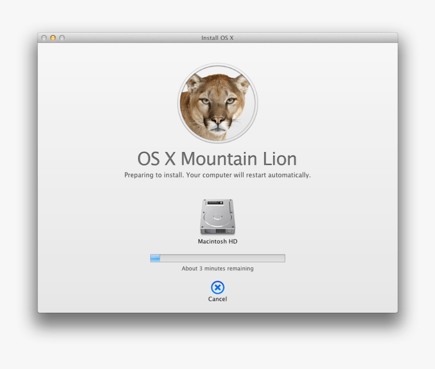 Mountain Lion First Impressions - Mac Os X Mountain Lion, HD Png Download