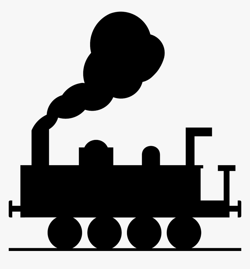 Black Toy Train Png - Train Clip Art, Transparent Png