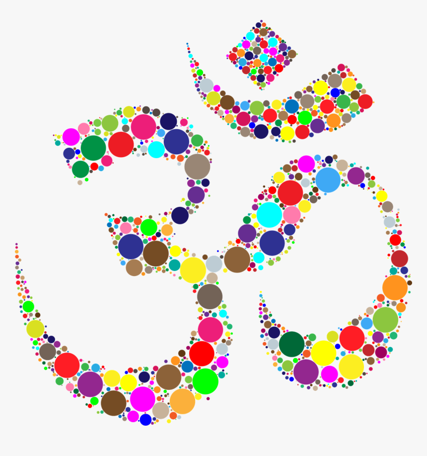 Om Your Way To A Calm Baby - Shiva Symbol Color, HD Png Download