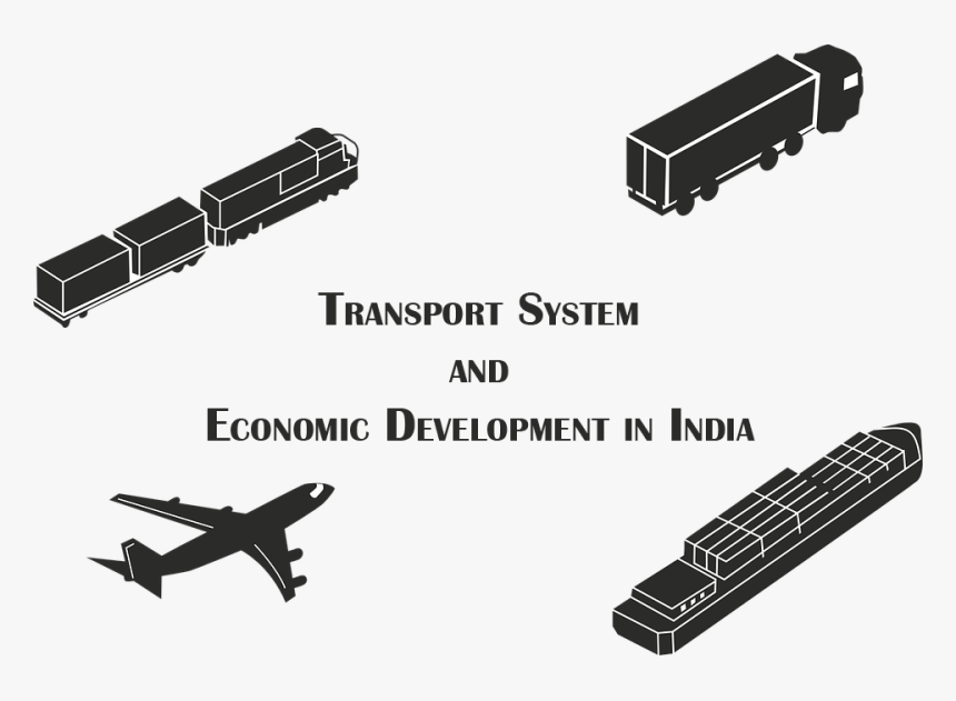 Economic Development In India - Transport And Its Development In India, HD Png Download