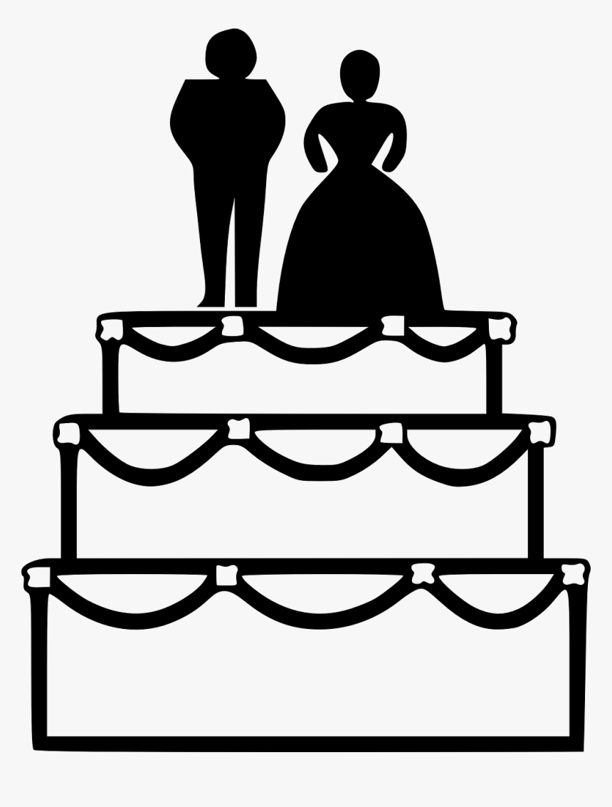 Clipart Wedding Cake, HD Png Download