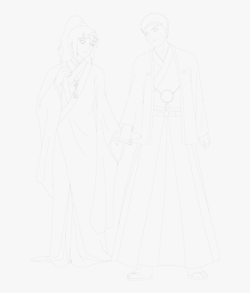 Wedding Hands Lineart - Sketch, HD Png Download
