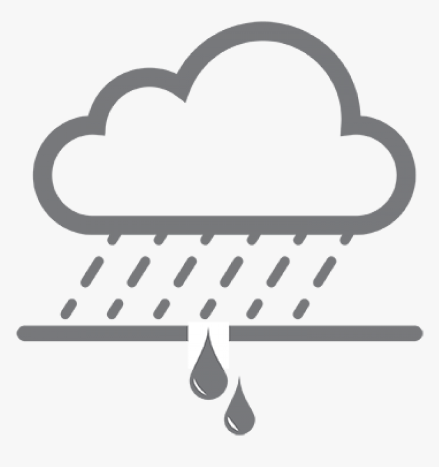 Cloud And Rain Png - Heart, Transparent Png