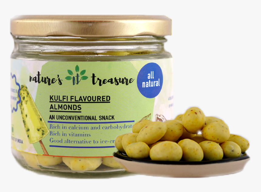 Kulfi Flavored Coated Almonds, HD Png Download