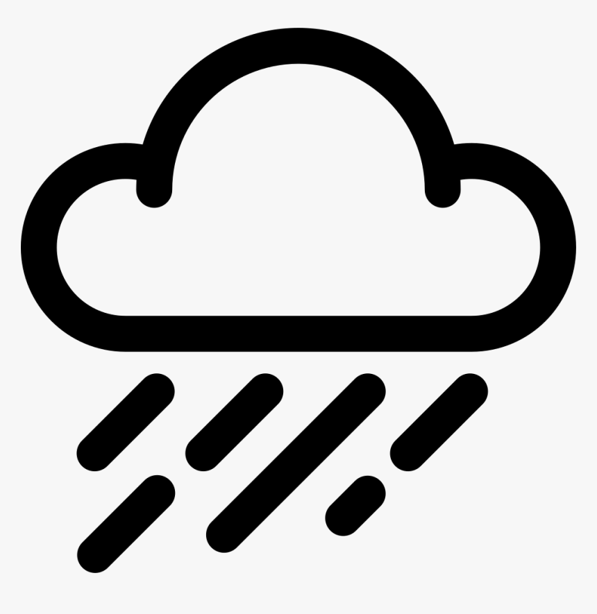 Fdx Weather Rain - Rain Icon Svg, HD Png Download