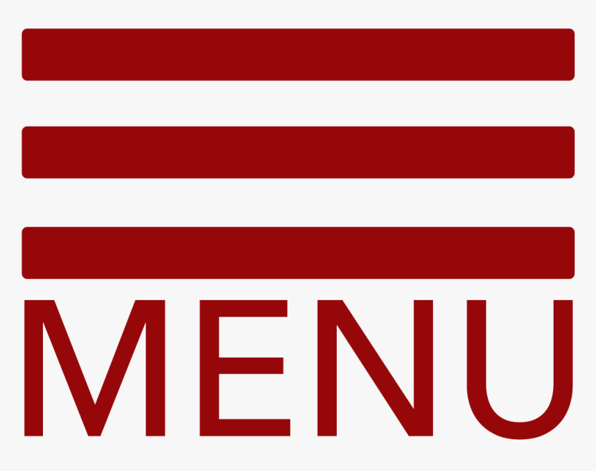Menu Logo Png Red, Transparent Png