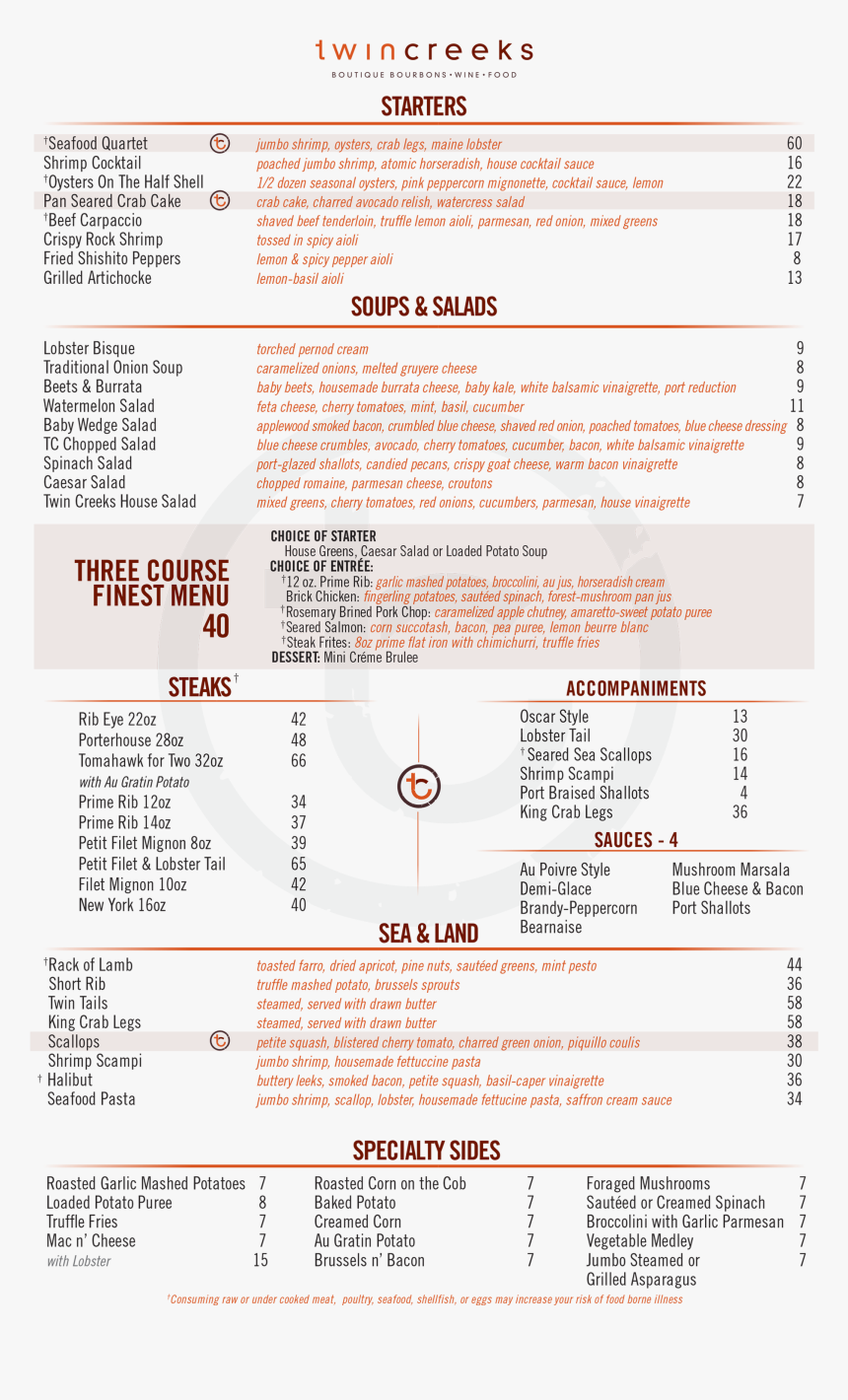 Twin Creeks Club Food, HD Png Download