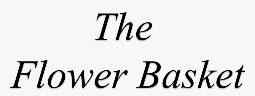 The Flower Basket - Black-and-white, HD Png Download