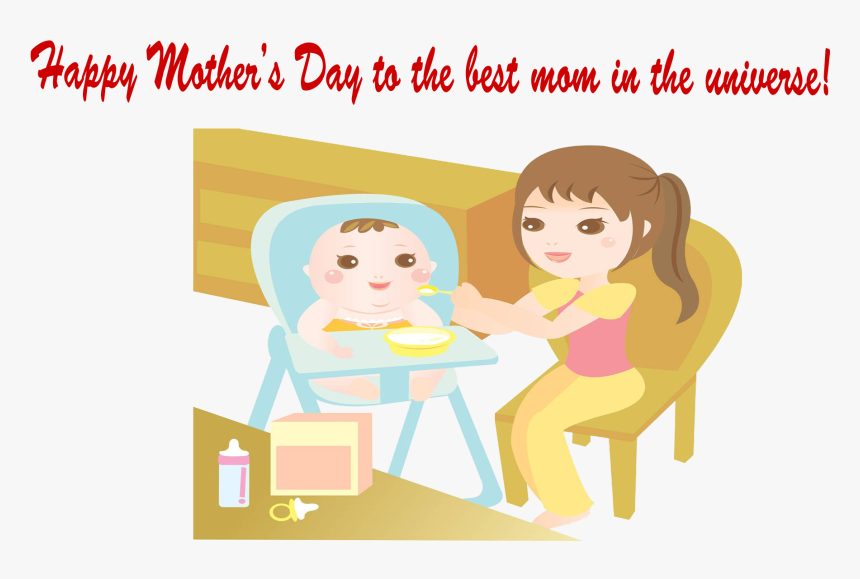 Mothers Day Wishes Png Photo - Cartoon, Transparent Png