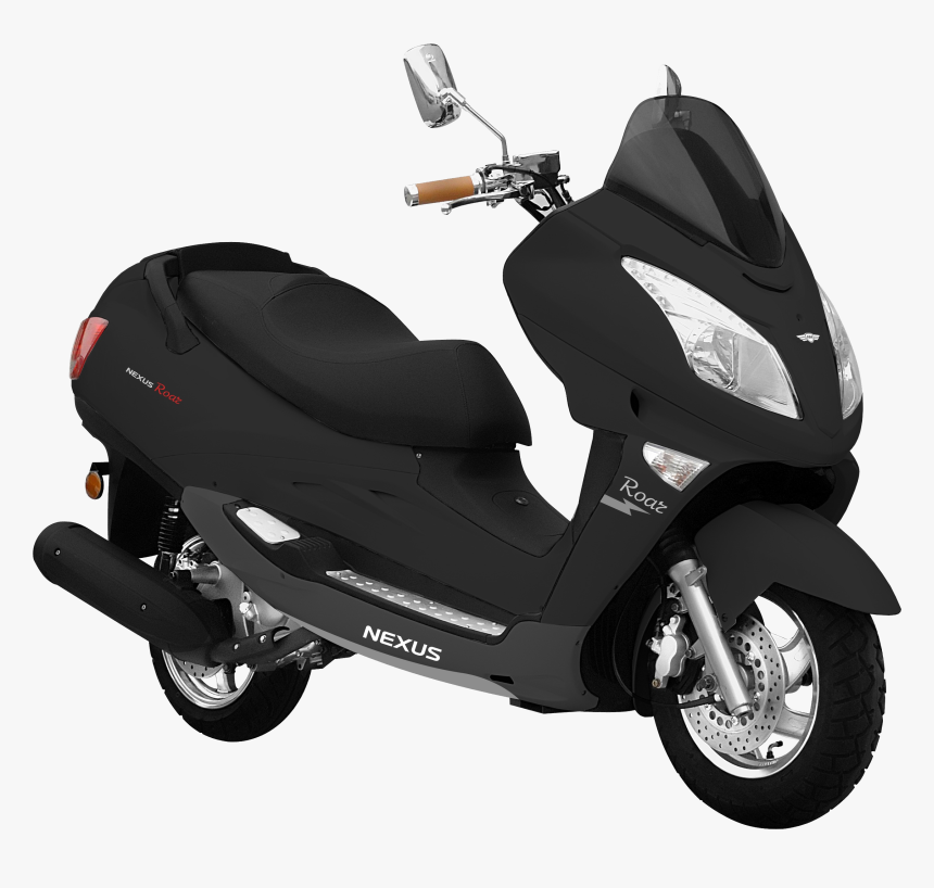Black Scooter Png Image - Black Scooter Png, Transparent Png