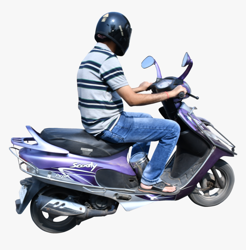 Motorized Scooter, HD Png Download