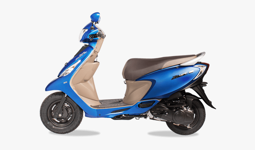 Tvs Zest Matte Blue, HD Png Download