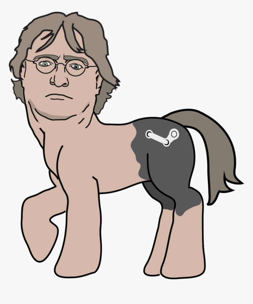 Transparent Gabe Newell Png - Gabe Newell Mlp, Png Download