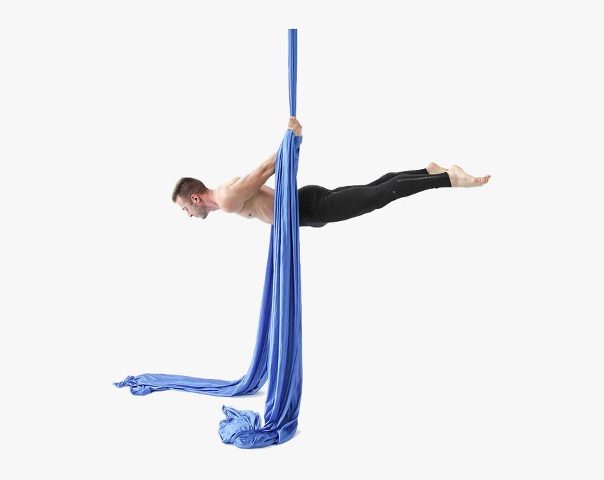 Gabe Hilden-reid Suspended In Silks At Aerial Physique - Aerial Silks Png, Transparent Png