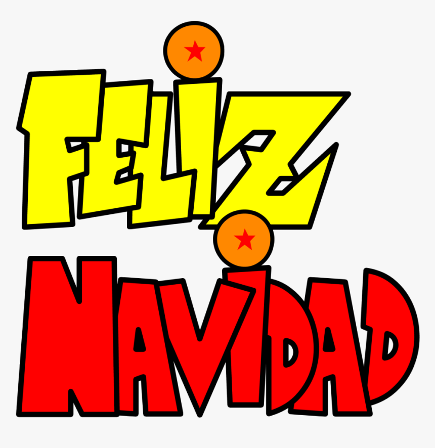 Transparent Feliz Navidad Png - Dragon Ball Logo Black And White, Png Download
